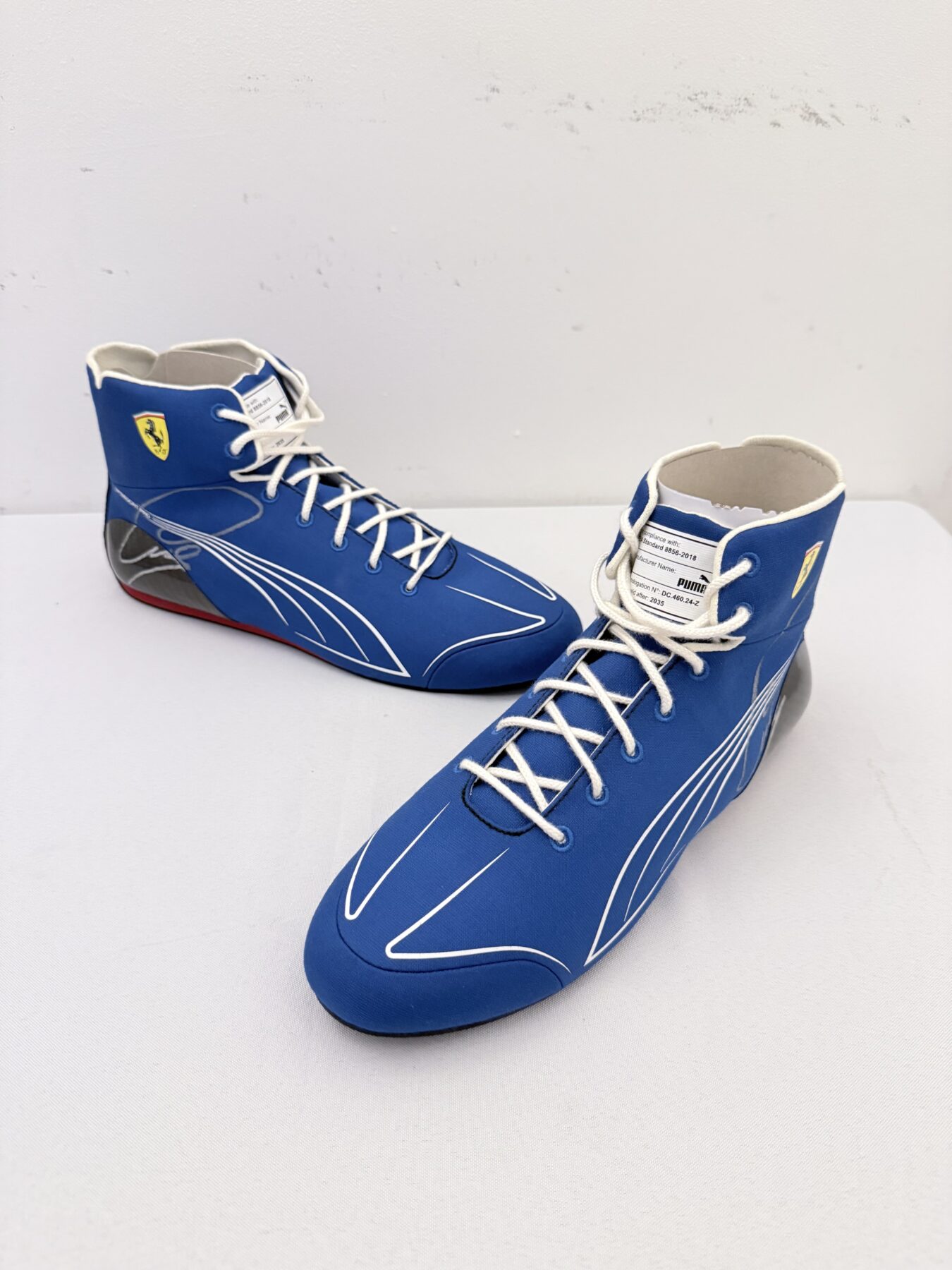 Lewis Hamilton Signed Ferrari Official Boots - Image 25