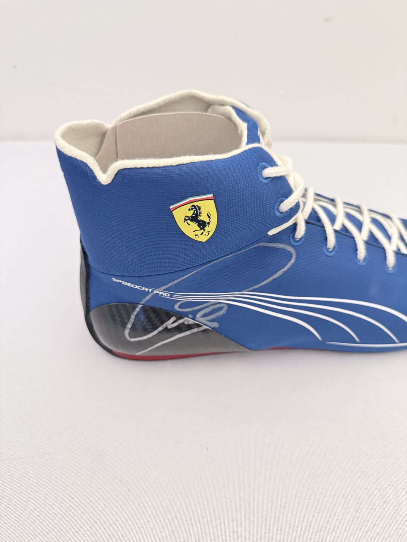Lewis Hamilton Signed Ferrari Official Boots - Image 19