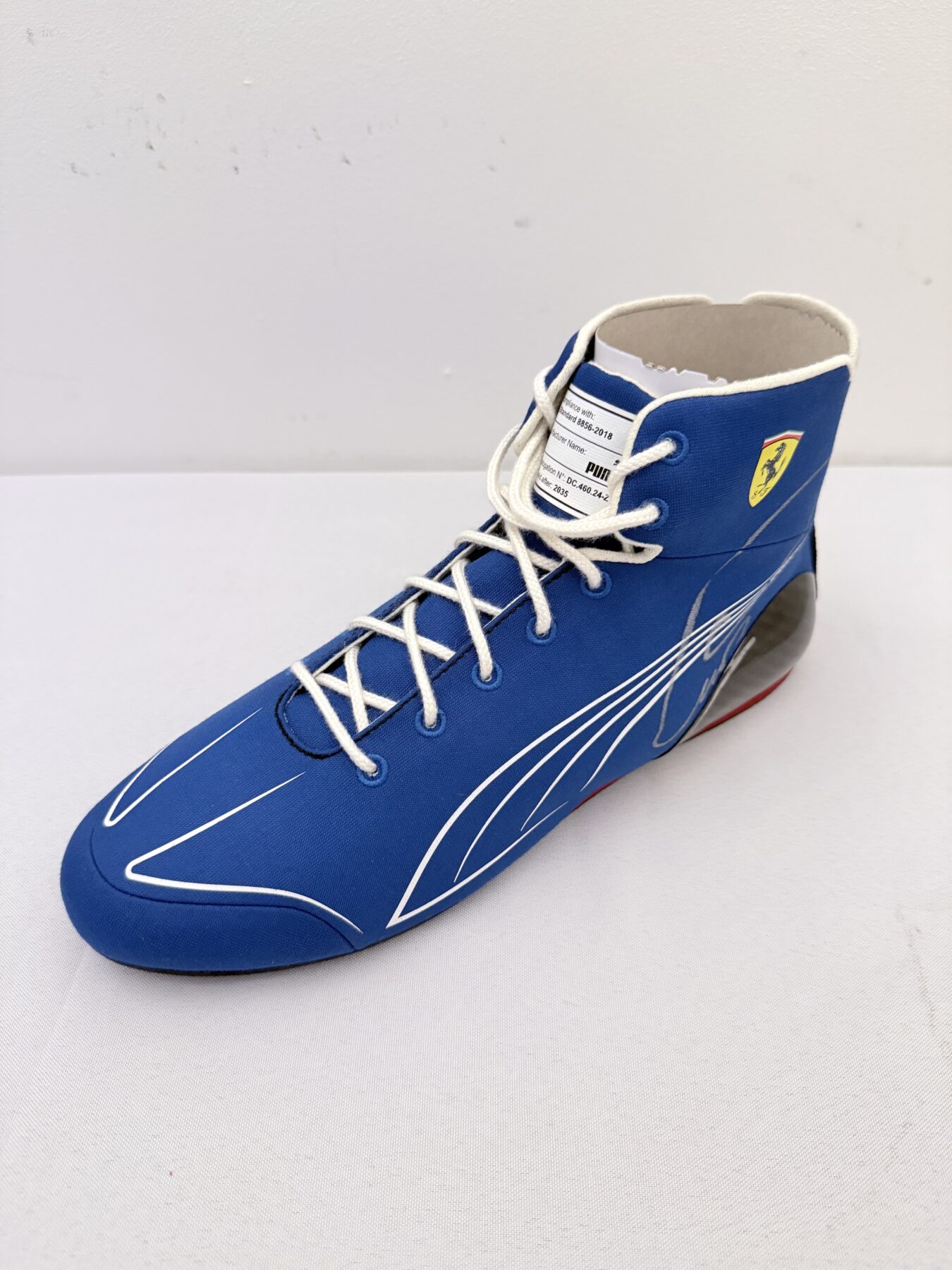 Lewis Hamilton Signed Ferrari Official Boots - Image 9