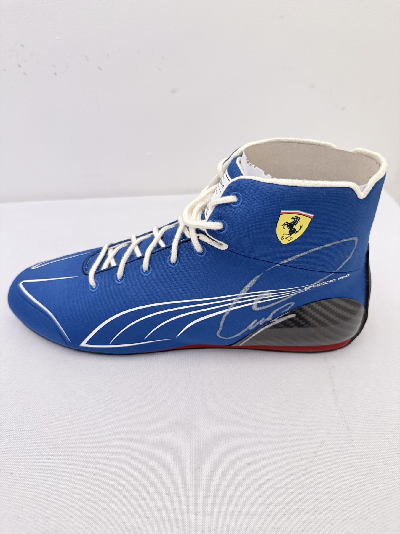 Lewis Hamilton Signed Ferrari Official Boots - Image 10