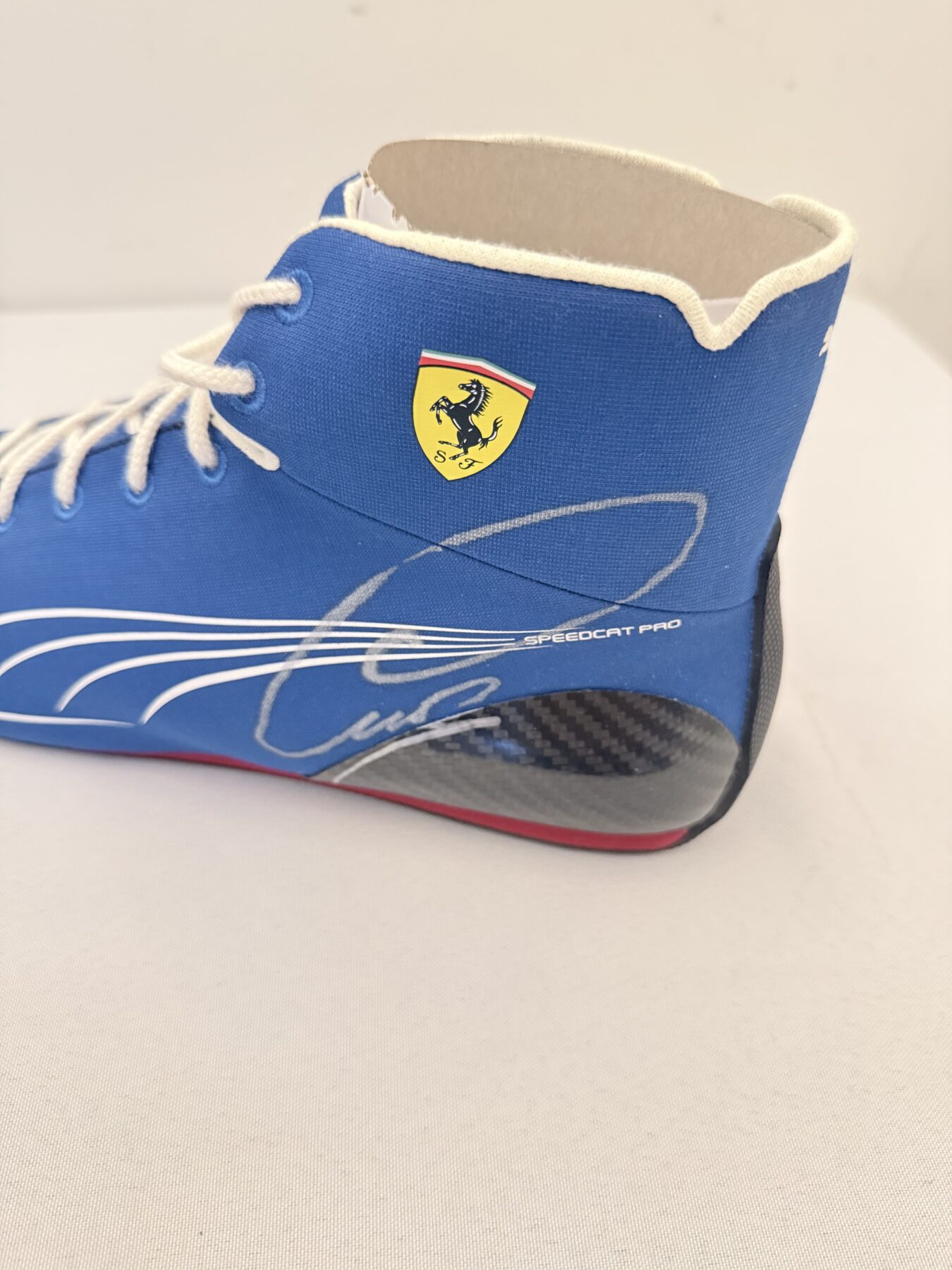 Lewis Hamilton Signed Ferrari Official Boots - Image 11