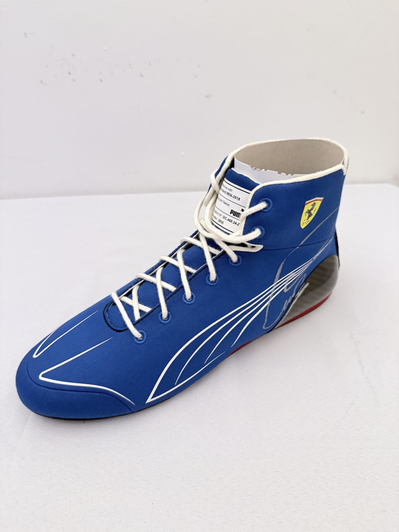 Lewis Hamilton Signed Ferrari Official Boots - Image 6