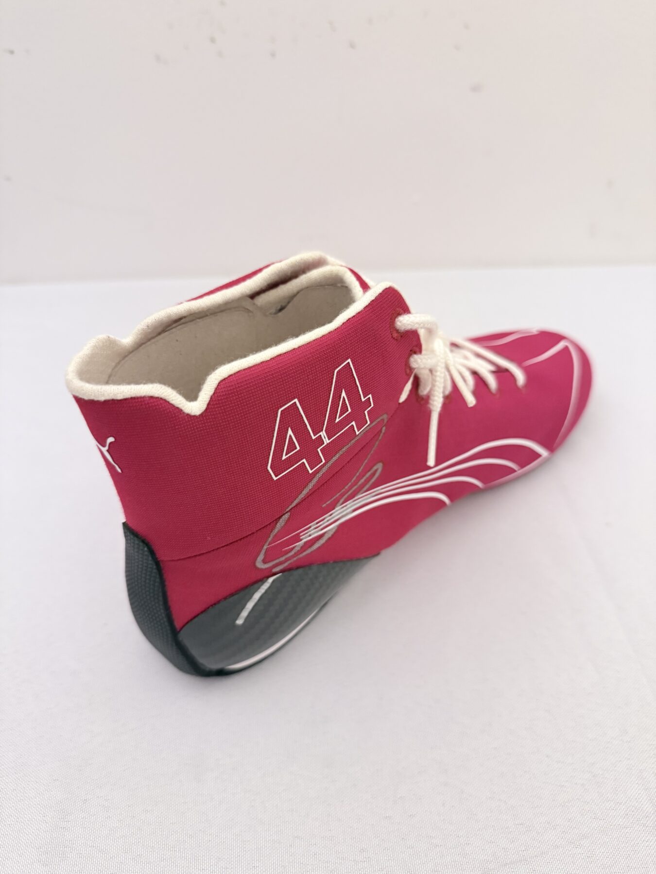 Lewis Hamilton Signed Ferrari Official Boots - Image 7
