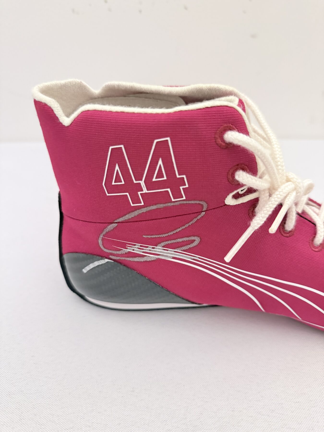 Lewis Hamilton Signed Ferrari Official Boots - Image 8