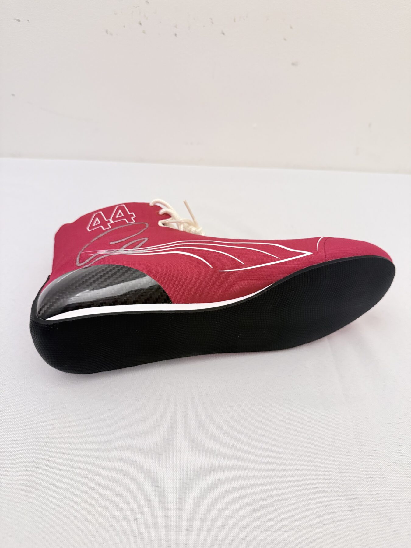 Lewis Hamilton Signed Ferrari Official Boots - Image 11