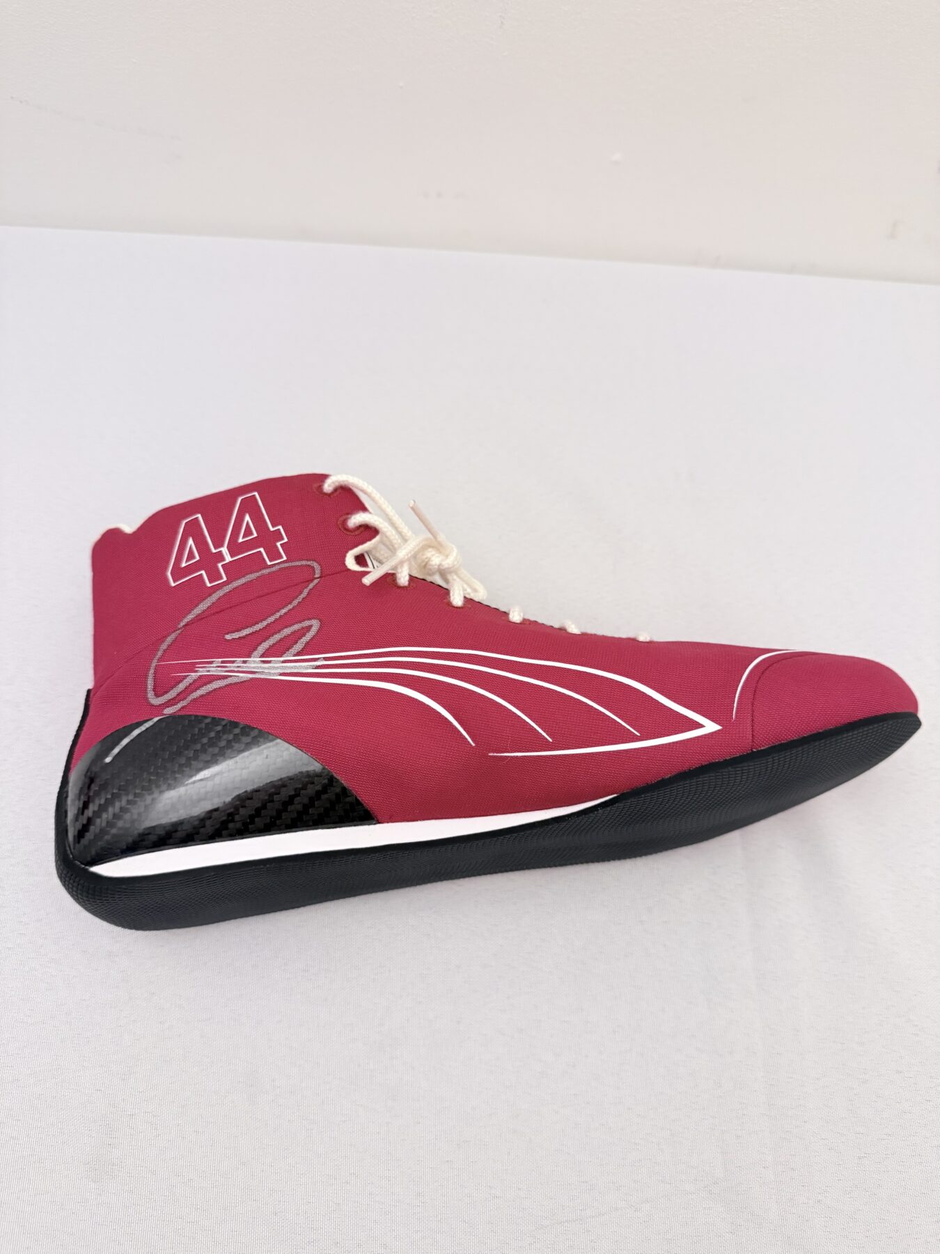 Lewis Hamilton Signed Ferrari Official Boots - Image 6