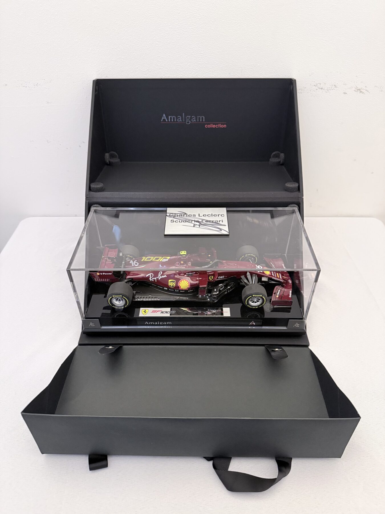 Charles Leclerc-Amalgam -1000th Grand Prix-Signed
