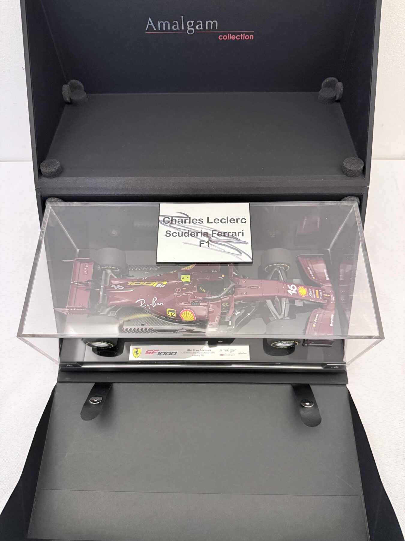 Charles Leclerc-Amalgam -1000th Grand Prix-Signed - Image 2
