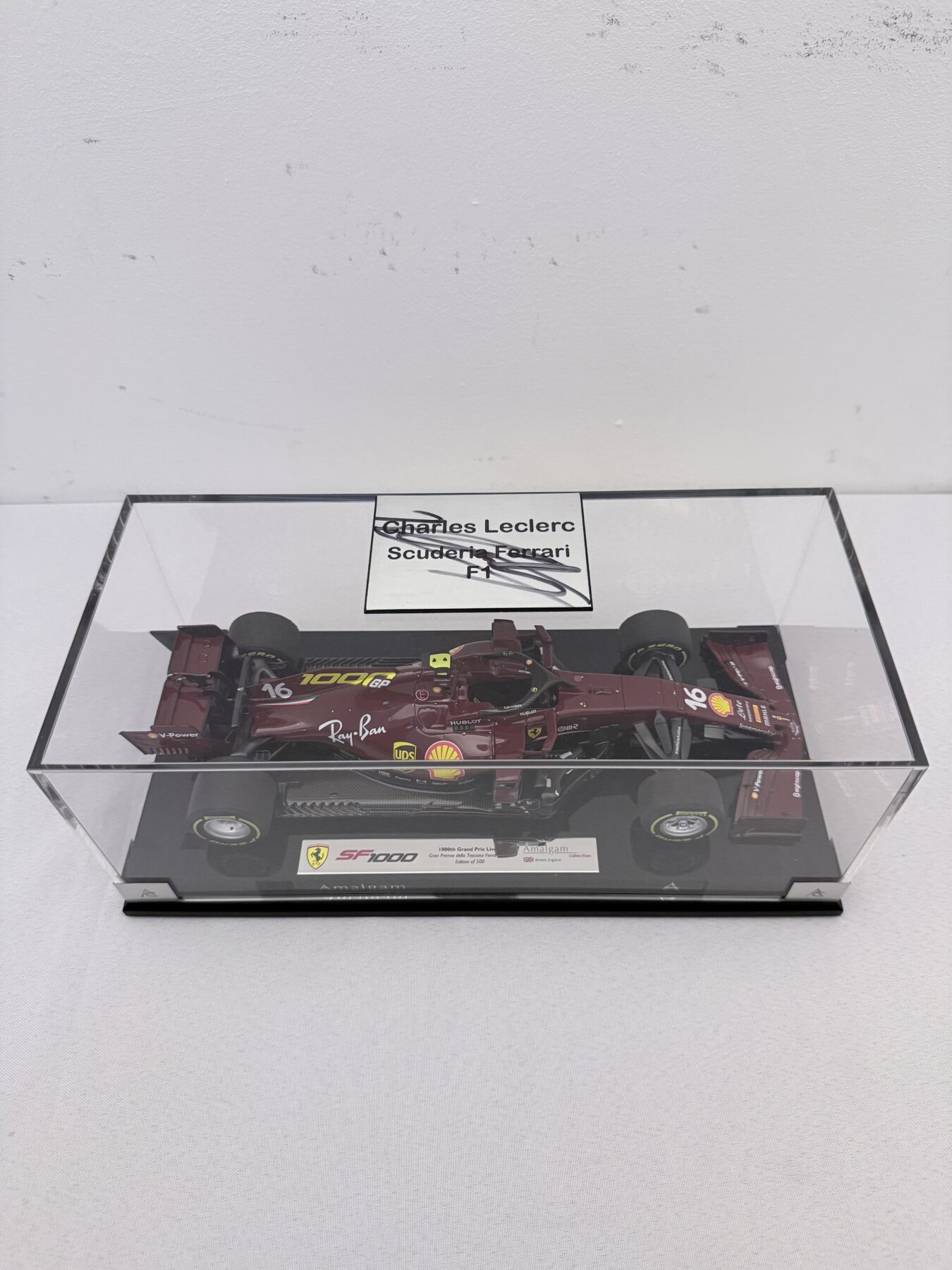Charles Leclerc-Amalgam -1000th Grand Prix-Signed - Image 7