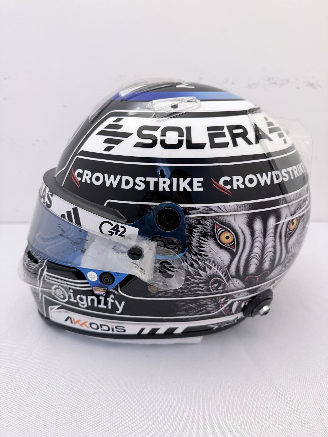 Kimi Antonelli-Japanese Grand Prix-2026 Helmet-Suit,cap and Balaclava Signed by Kimi on a Race used 2026 Bell Visor - Image 5