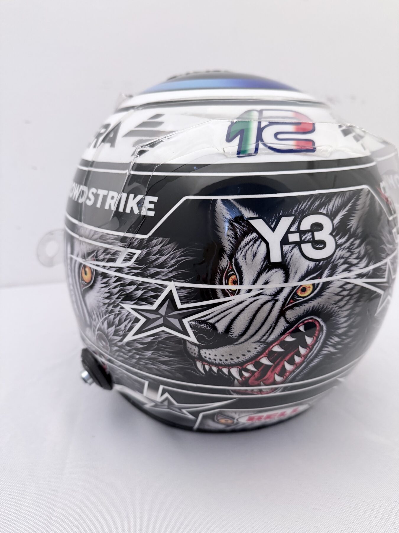 Kimi Antonelli-Japanese Grand Prix-2026 Helmet-Suit,cap and Balaclava Signed by Kimi on a Race used 2026 Bell Visor - Image 8