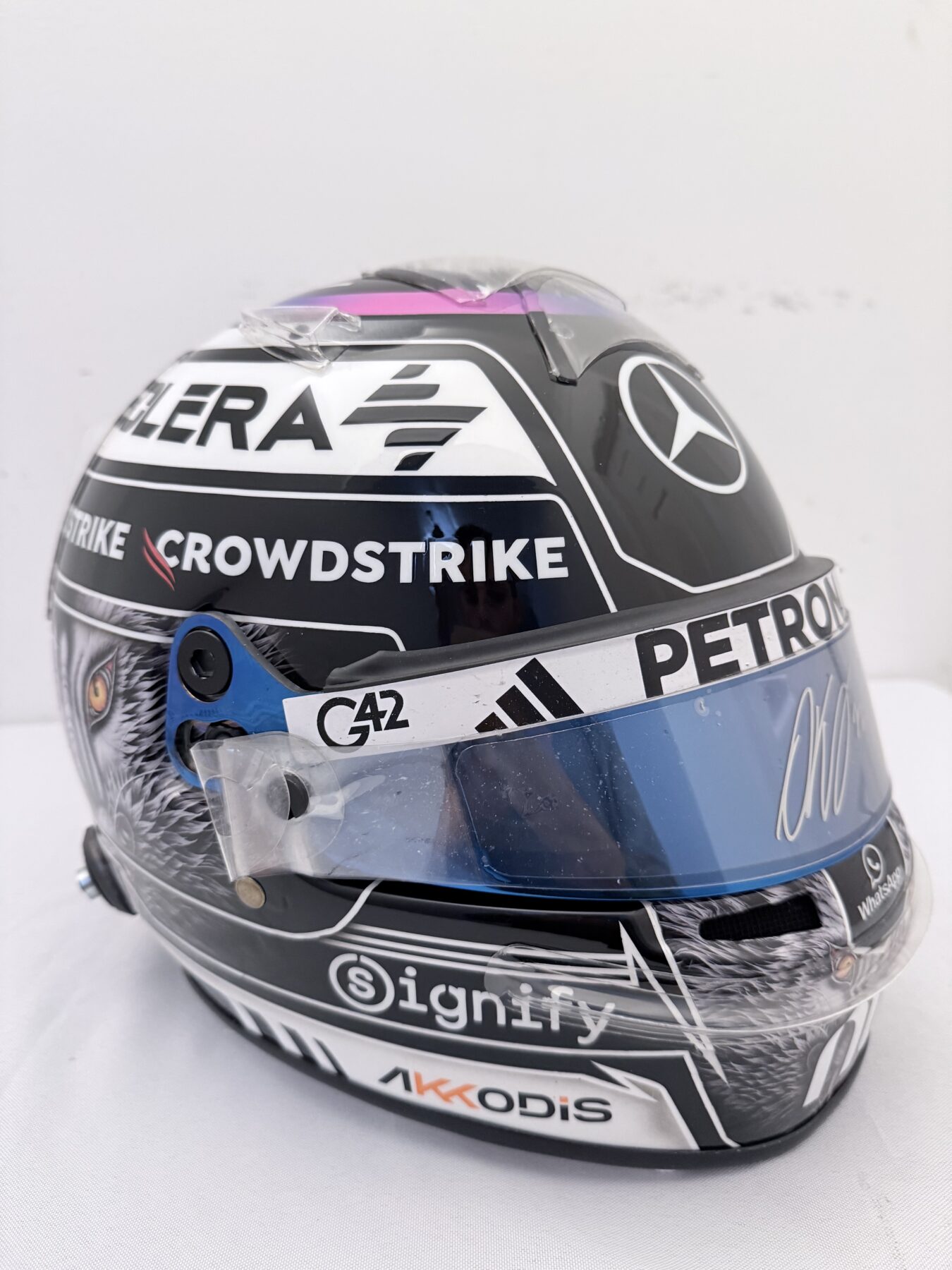 Kimi Antonelli-Japanese Grand Prix-2026 Helmet-Suit,cap and Balaclava Signed by Kimi on a Race used 2026 Bell Visor - Image 17