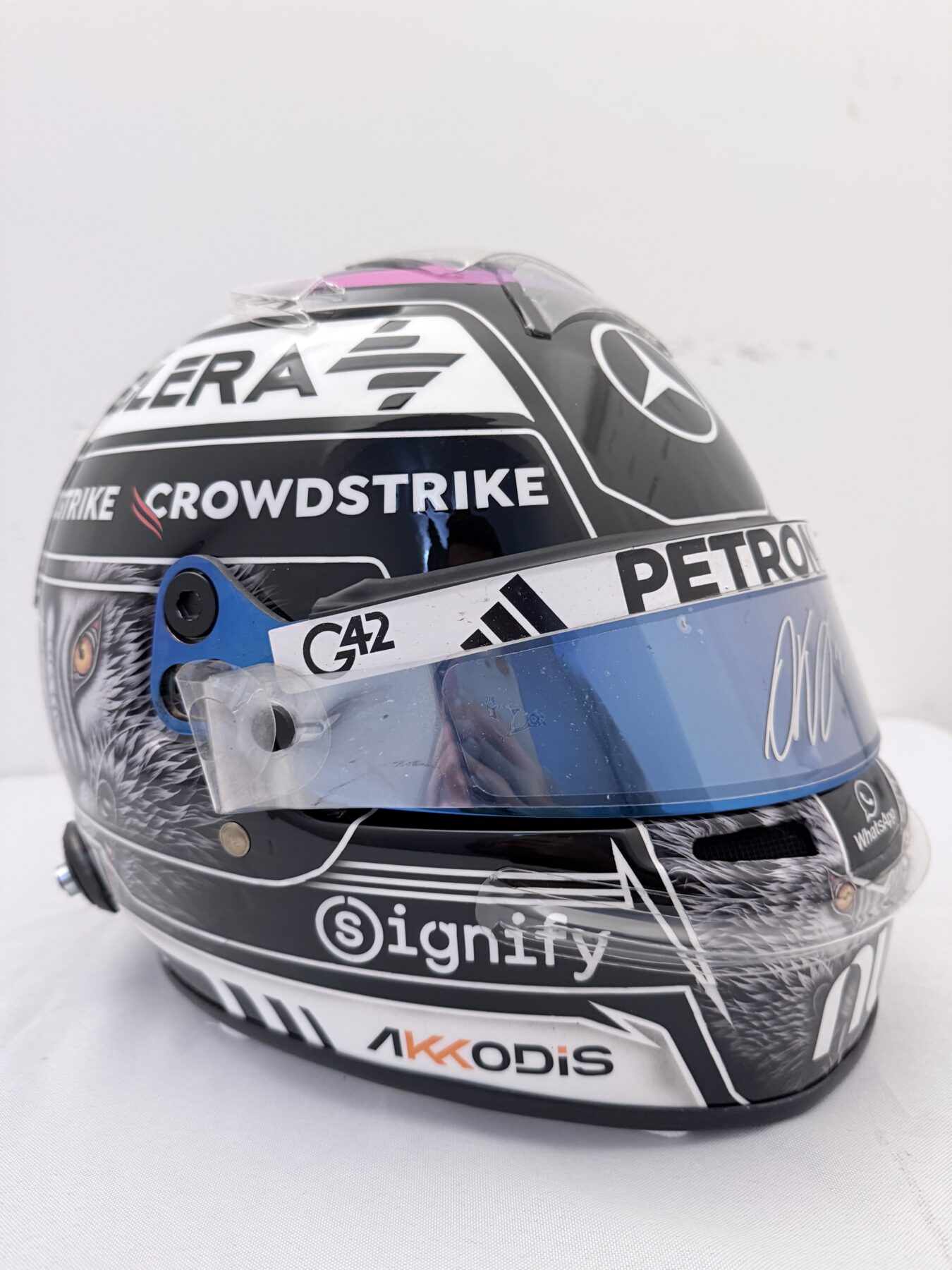 Kimi Antonelli-Japanese Grand Prix-2026 Helmet-Suit,cap and Balaclava Signed by Kimi on a Race used 2026 Bell Visor - Image 18