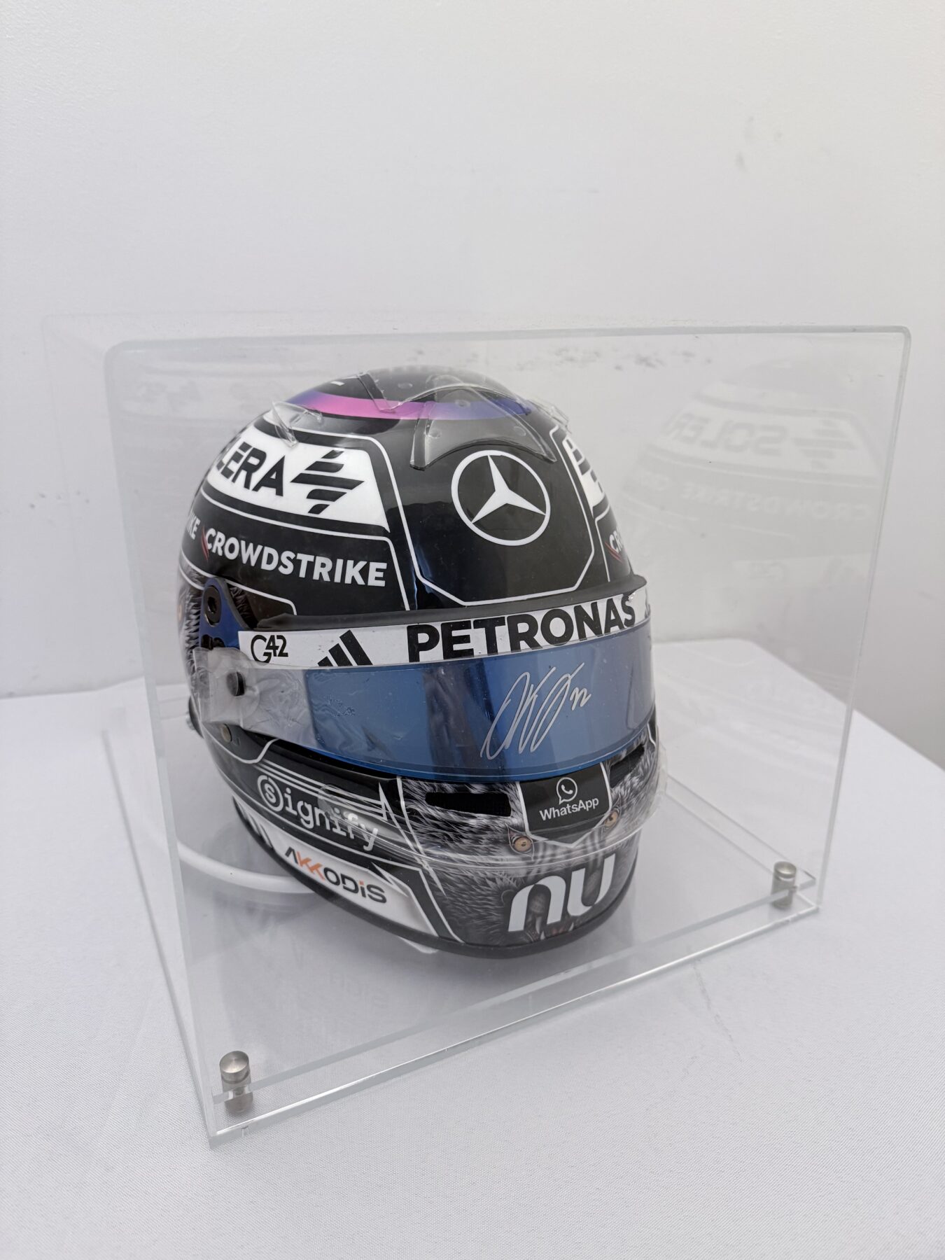 Kimi Antonelli-Japanese Grand Prix-2026 Helmet-Suit,cap and Balaclava Signed by Kimi on a Race used 2026 Bell Visor - Image 22
